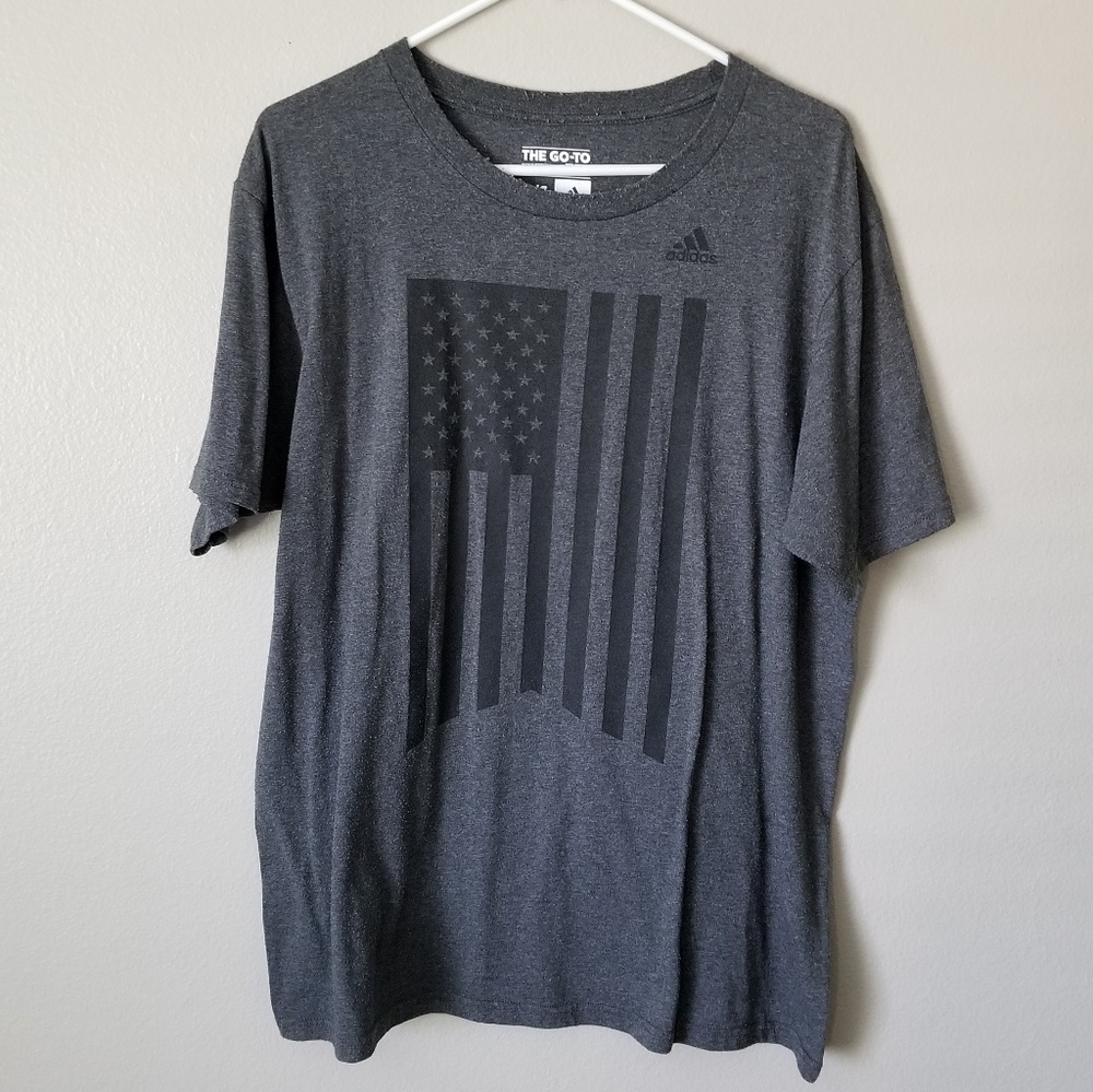 Adidas American flag shirt
